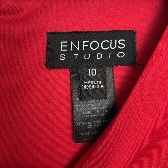 Enfocus studio red dress 10 - Picture 5 of 14